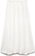 M&S Checked Midi Skirt