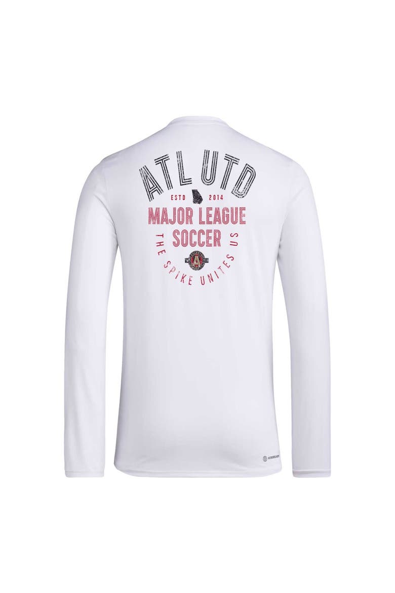 Men's adidas White Atlanta United FC Local Stoic Long Sleeve T-Shirt, Alternate, color, White