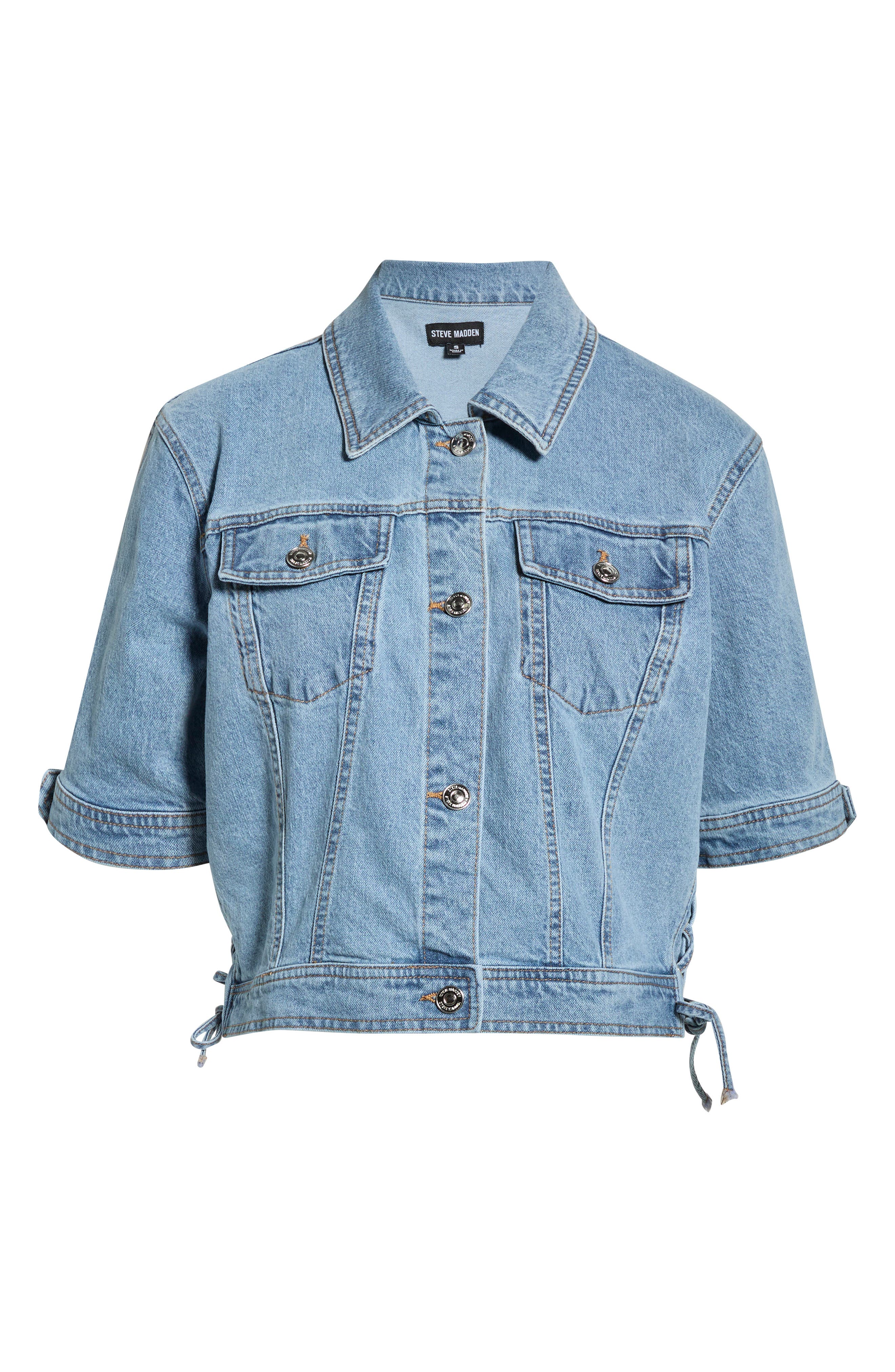 Blu Short Sleeve Denim Jacket (Women) | Nordstrom