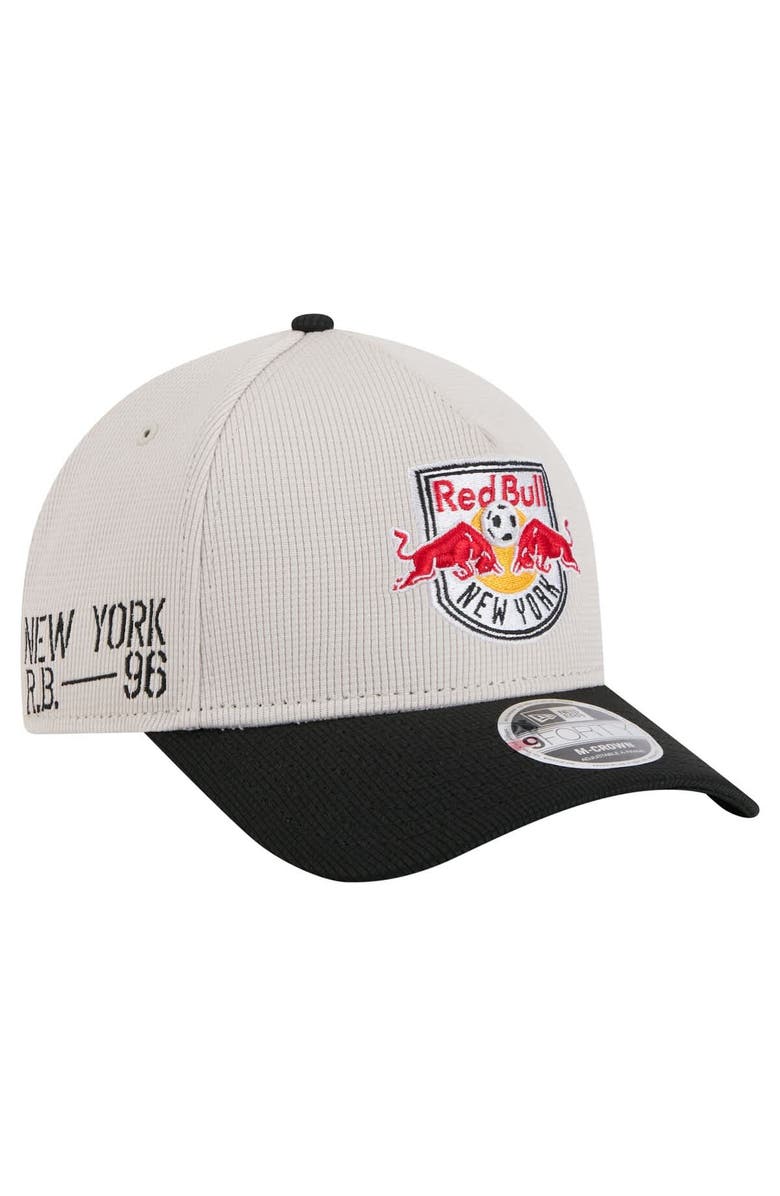 New Era Men's New Era Gray New York Red Bulls 2025 Jersey Hook 9FORTY M-Crown Adjustable Hat, Main, color, 
