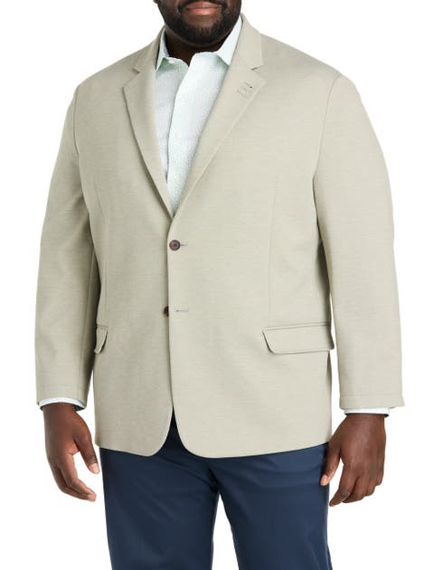 Big & Tall Textured Knit Sport Coat V2