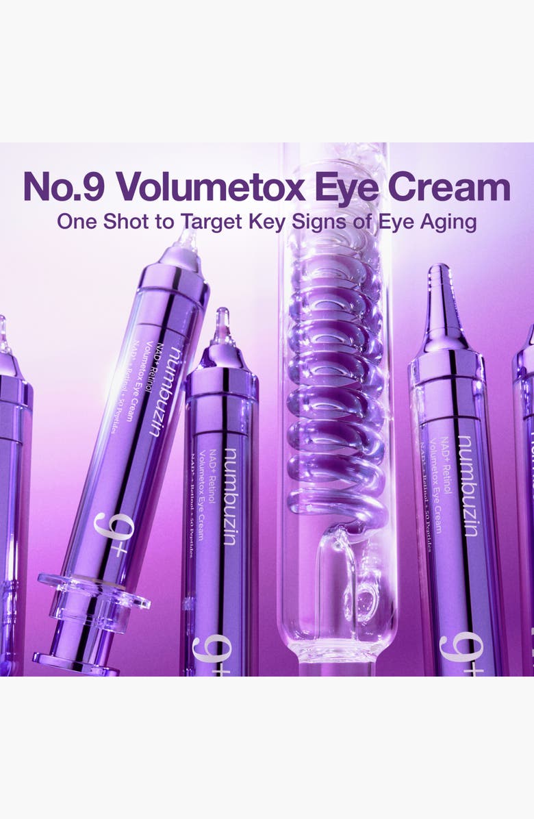 Numbuzin No.9 NAD+ Retinol Volumetox Eye Cream, Alternate, color, 