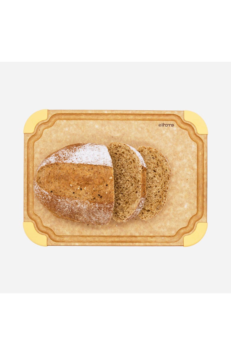 Elihome Premium Series 10 x 13 x 1/4 Cutting Board - Non Slip & Color Coded - Medium, Main, color, Natural