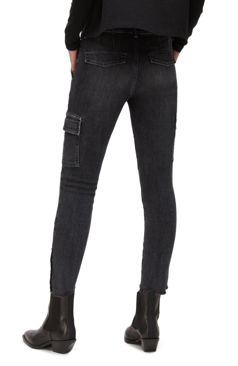 AllSaints Duran Skinny Cargo Jeans, Alternate, color, 