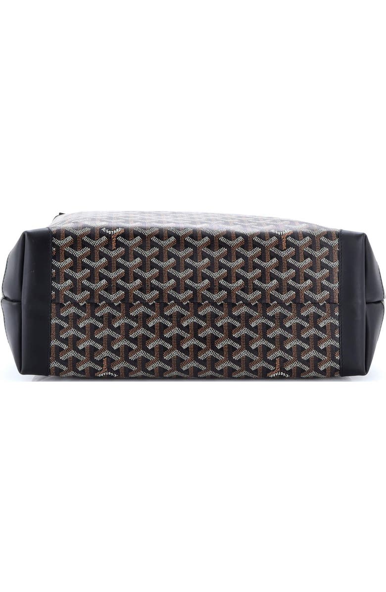 Pre-Owned Goyard Bellechasse Bag Coated Canvas PM, Alternate, color, Black