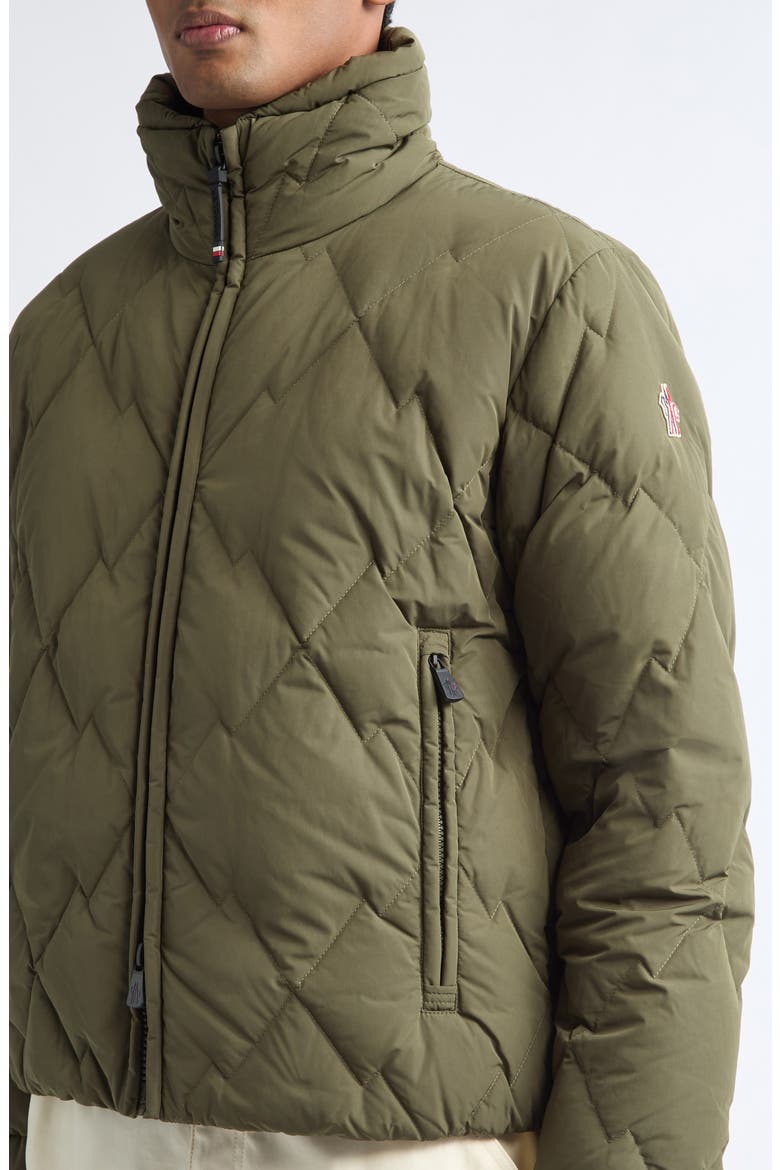Bramans Down Bomber Jacket, Alternate, color, GREEN