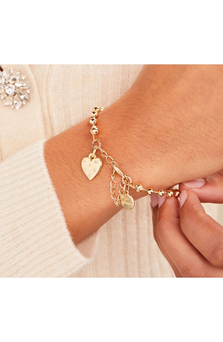Alex and Ani Heart Ball Chain Bracelet, Alternate, color, 