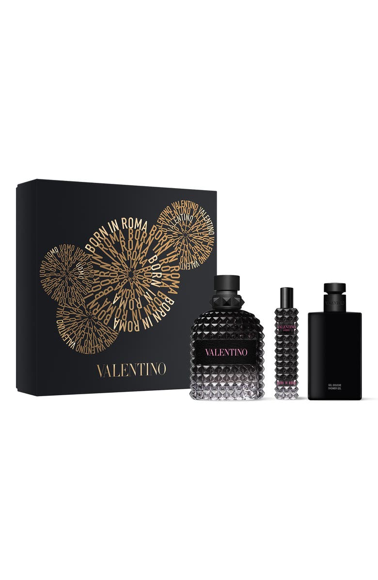 Valentino Uomo Born in Roma Eau de Toilette Set USD $168 Value, Main, color,