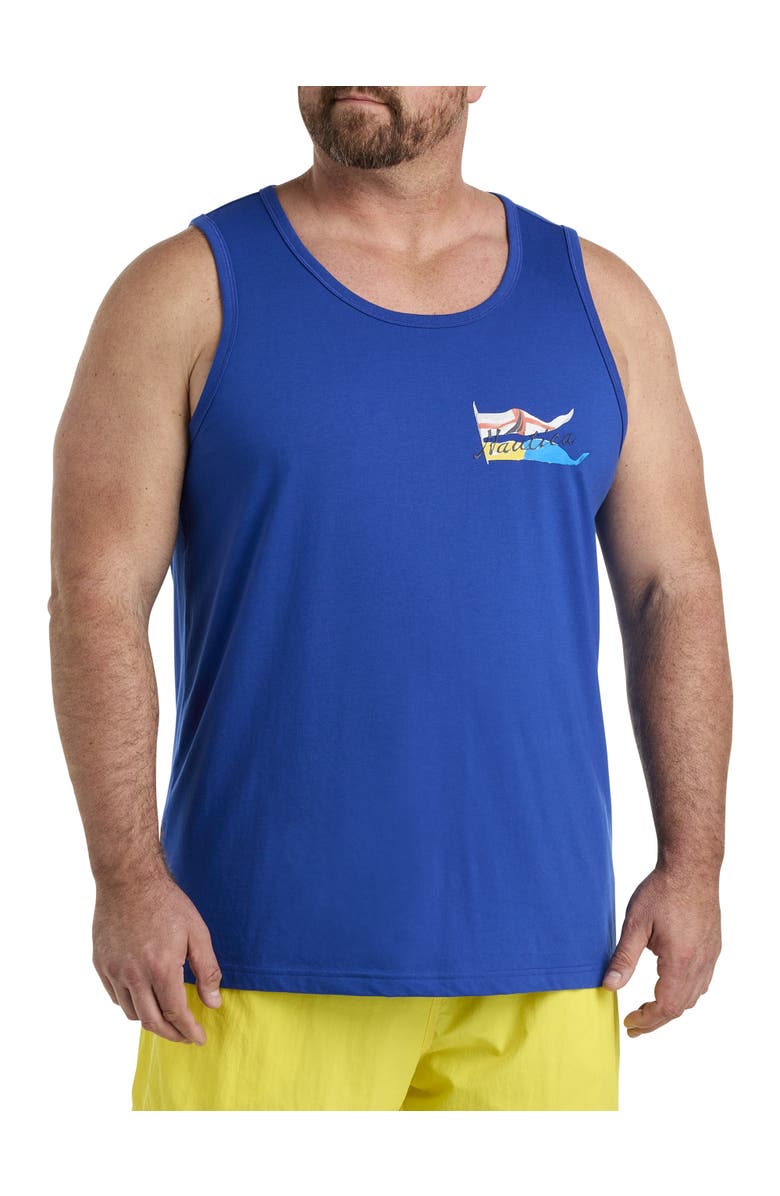 Nautica Big & Tall Flags Sleeveless T-Shirt, Main, color,