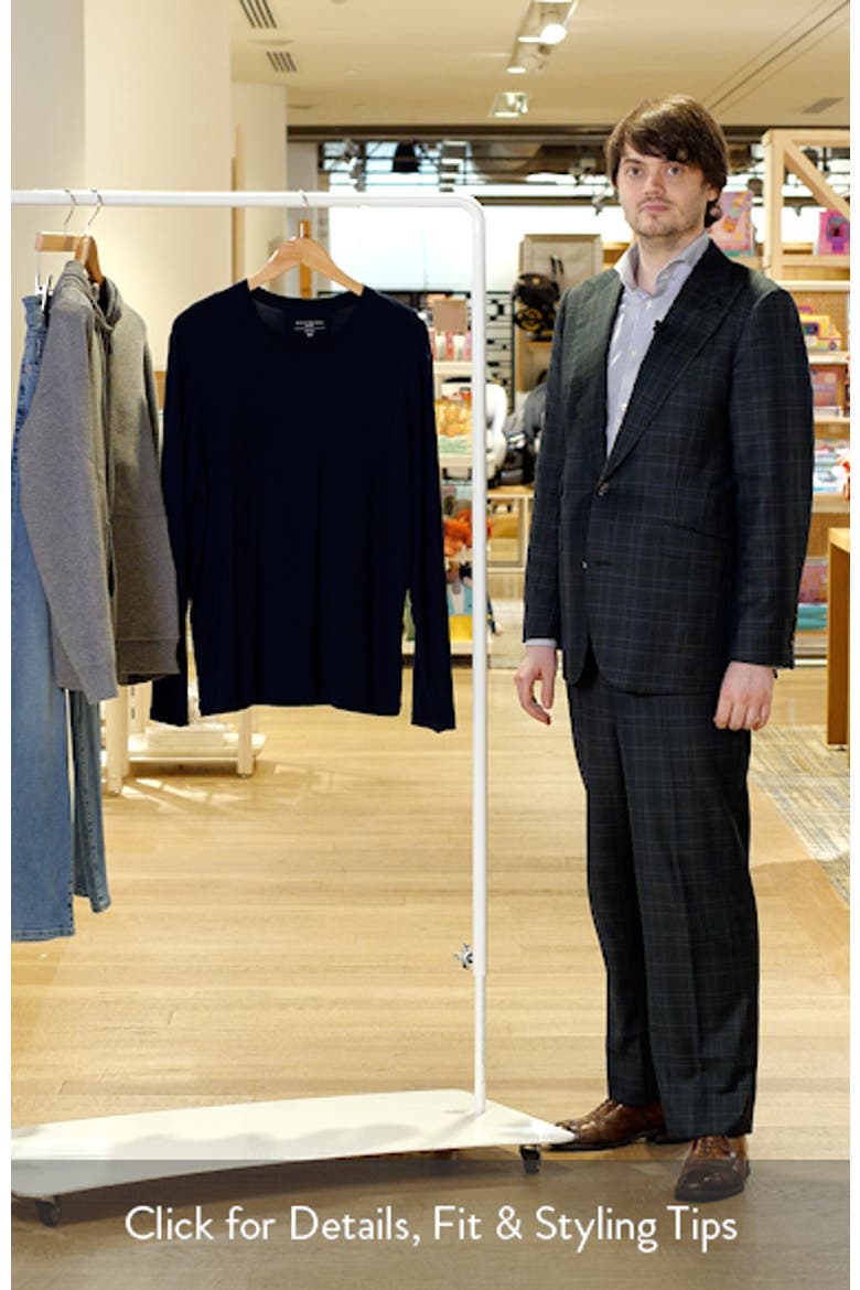 Long Sleeve Modal & Silk Pajama Top video