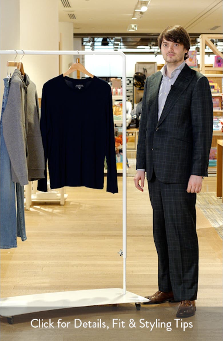 Long Sleeve Modal & Silk Pajama Top, sales video thumbnail