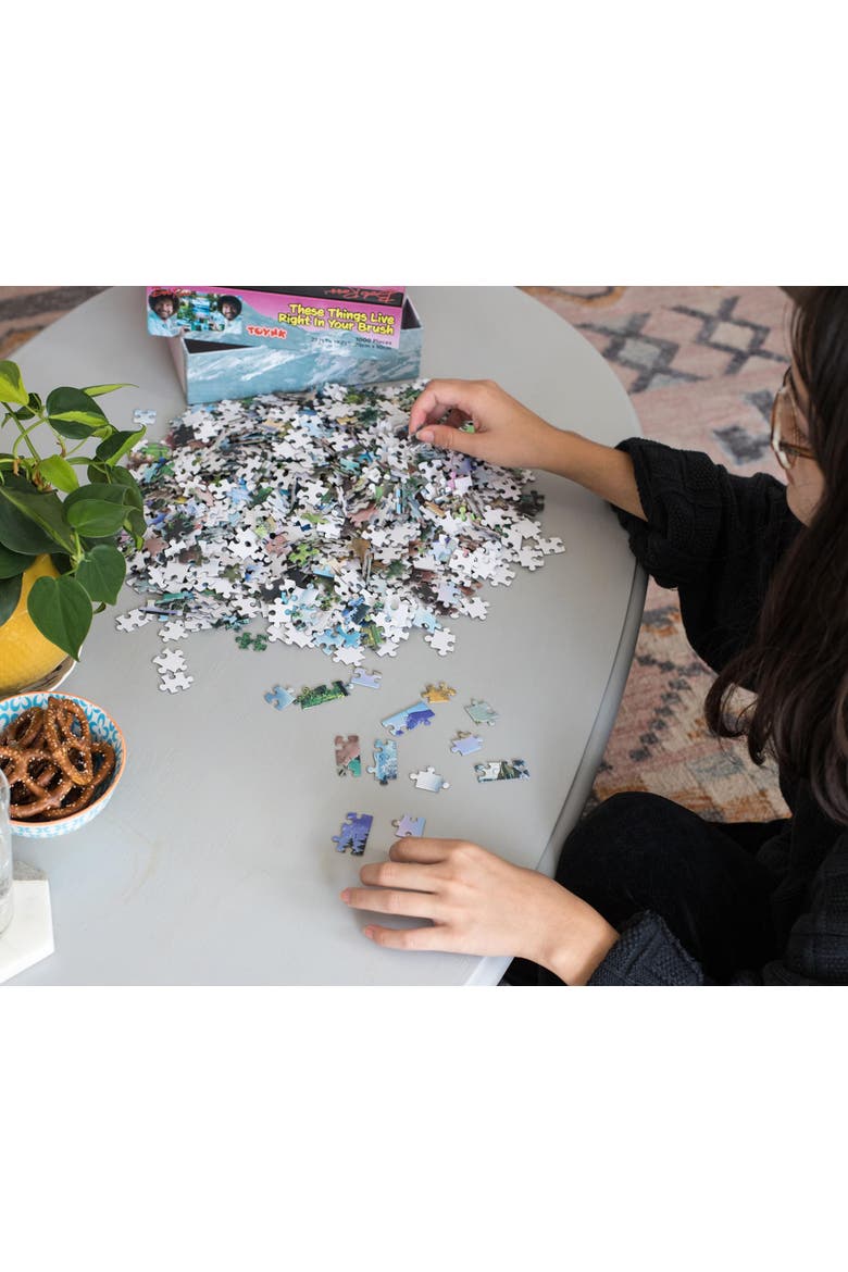 These Things Live Right In Your Brush 1000 Piece Jigsaw Puzzle, Alternate, color, Multi-Colored