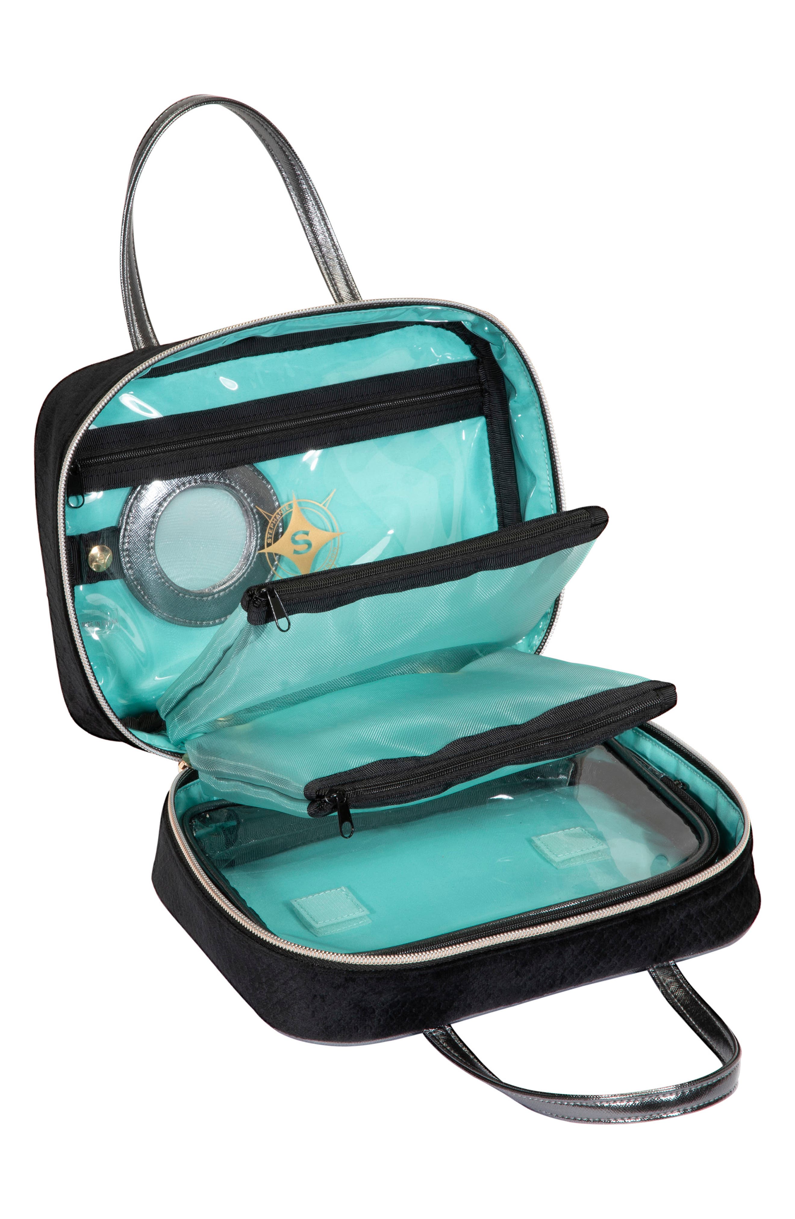 Noir Marais ML Traveler Cosmetics Case, Alternate, color, NO COLOR