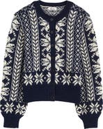 Madewell Fair Isle Wool Cardigan Jacket