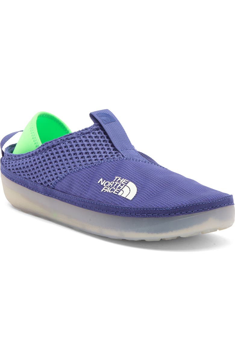 The North Face Base Camp Mule Slipper, Main, color, Cave Blue/ Chlorophyl Grenn