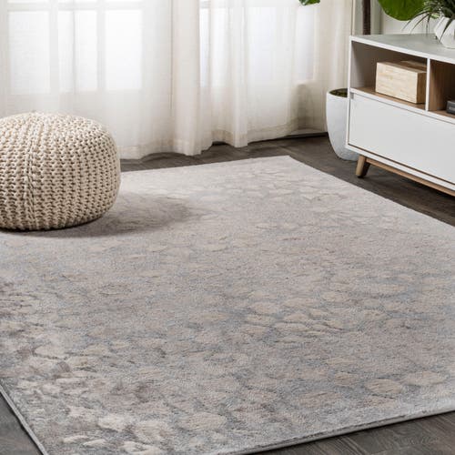 Jonathan Y Roma Ornate Geometric Tile Area Rug In Gray