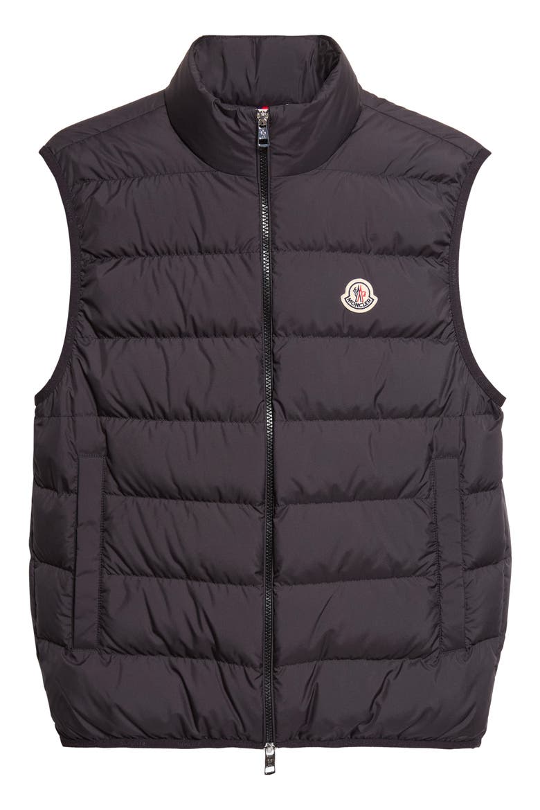 Contrin Down Puffer Vest, Main, color, BLACK
