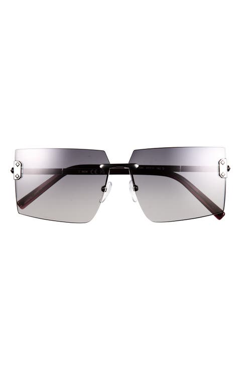 62mm Rectangular Sunglasses