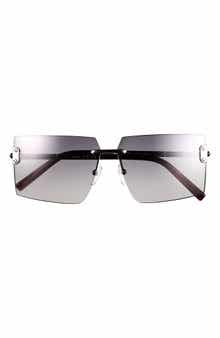 62mm Rectangular Sunglasses