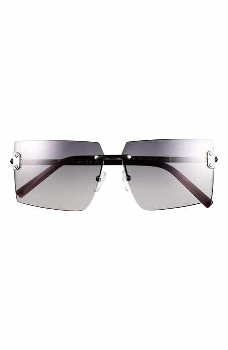 62mm Rectangular Sunglasses