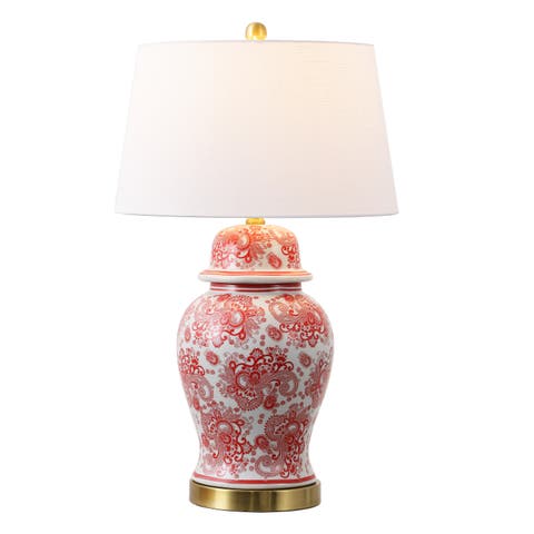 Ellis Chinoiserie Ceramic LED Table Lamp