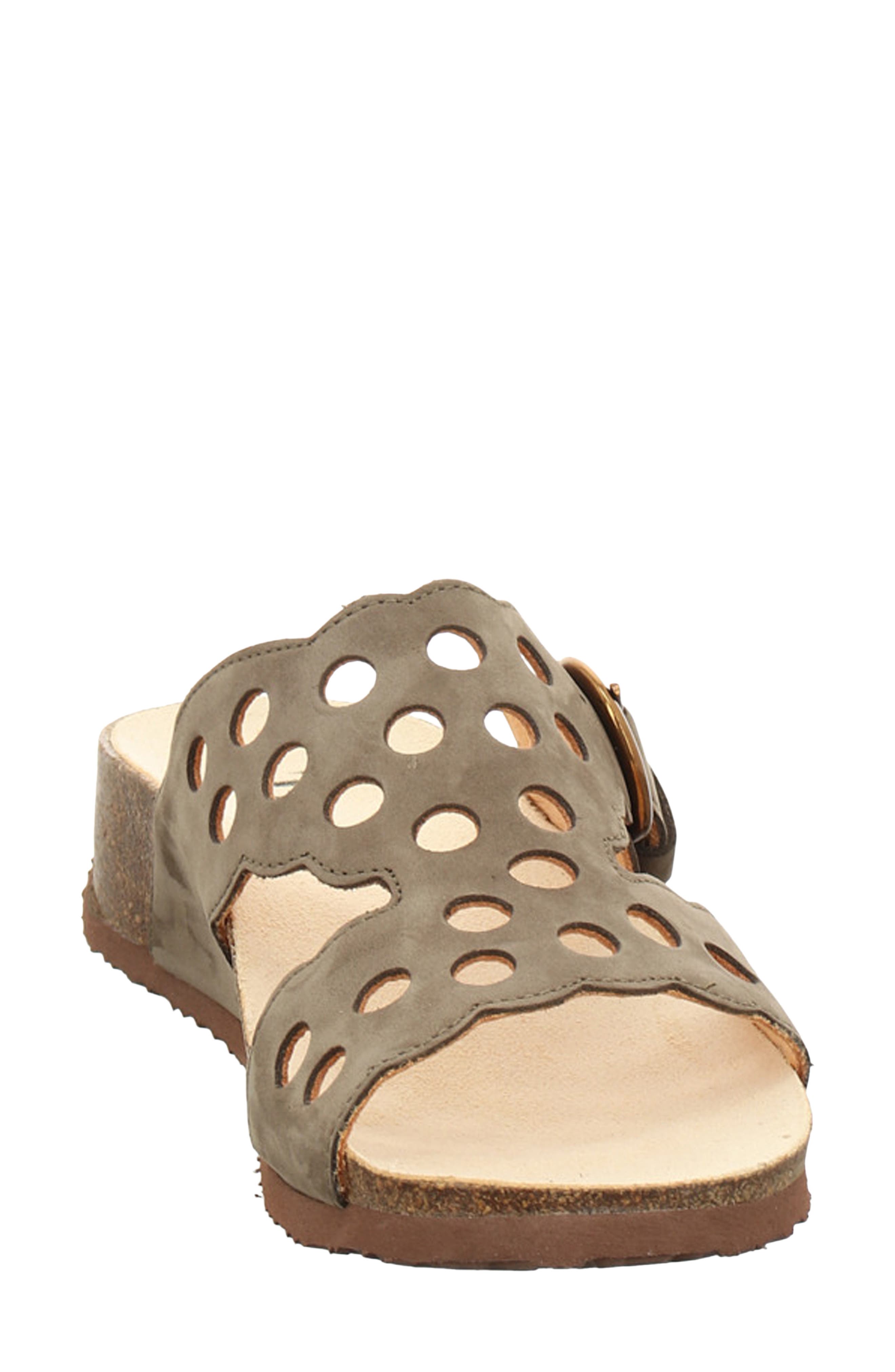 Think! 'Mizzi' T-Strap Sandal, Alternate, color, Olive