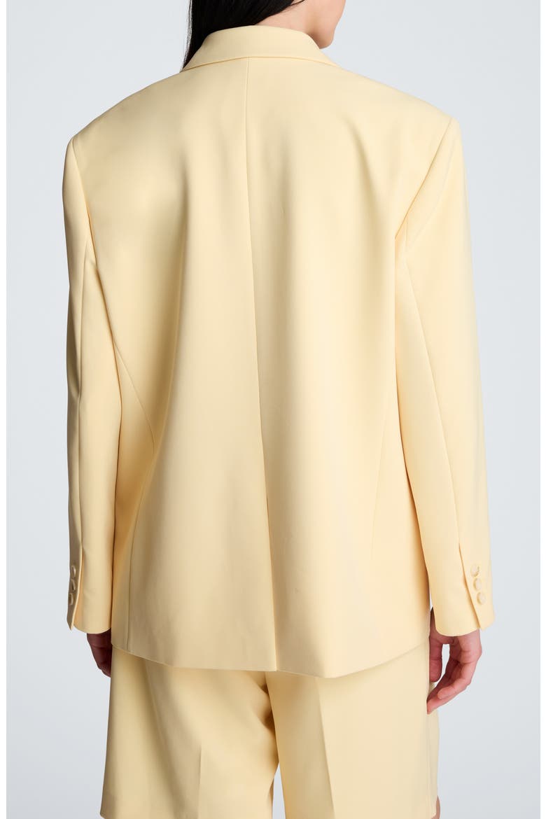 Oversize Double Breasted Jacket, Alternate, color, PASTEL YELLOW