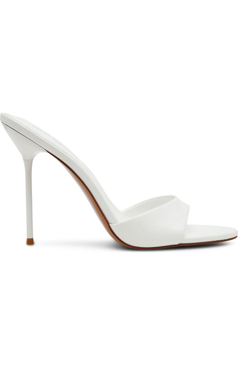 Steve Madden Davina Stiletto Sandal, Alternate, color, White Patent