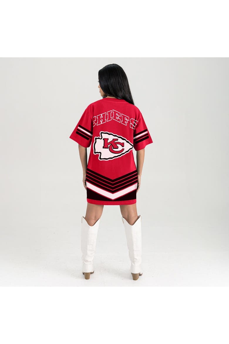 Women's Gameday Couture Red Kansas City Chiefs Perfect Score Vintage T-Shirt Dress, Alternate, color, Red