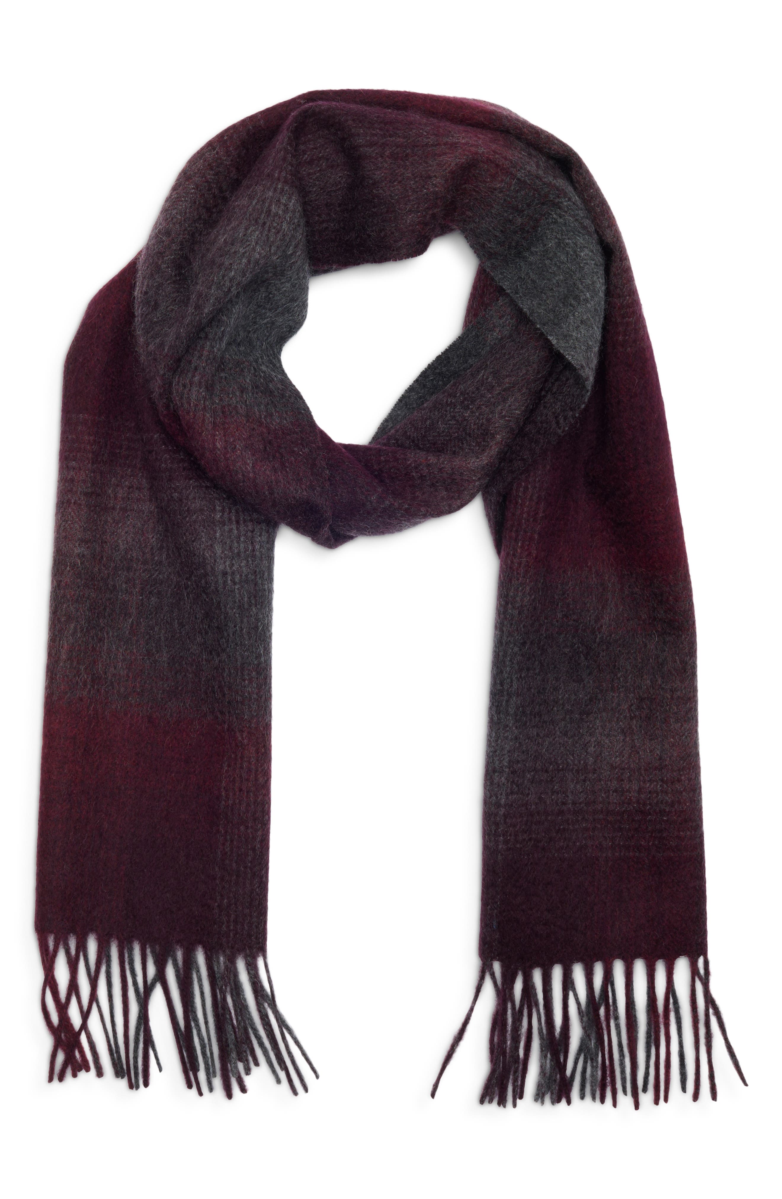 BURGUNDY- CHARCOAL MULTI