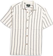 Rodd & Gunn Melford Stripe Short Sleeve Cotton Blend Button-Up Shirt