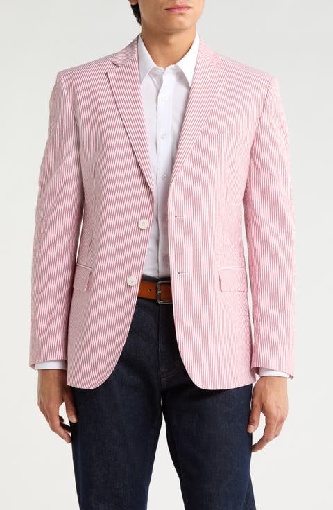 Two-Button Stretch Cotton Sport Coat