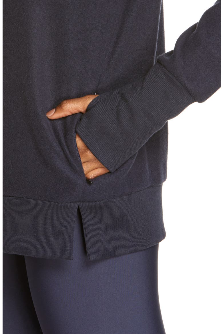 Warmth Cover-Up Turtleneck, Alternate, color, DARK NAVY