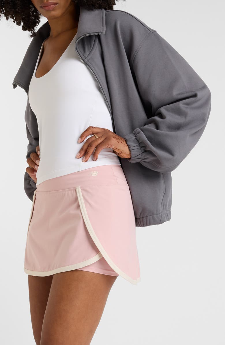 New Balance Tennis Skirt, Alternate, color, Pink