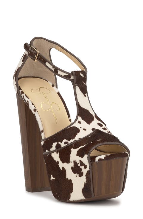 Dany Ankle Strap Peep Toe Platform Sandal (Women)