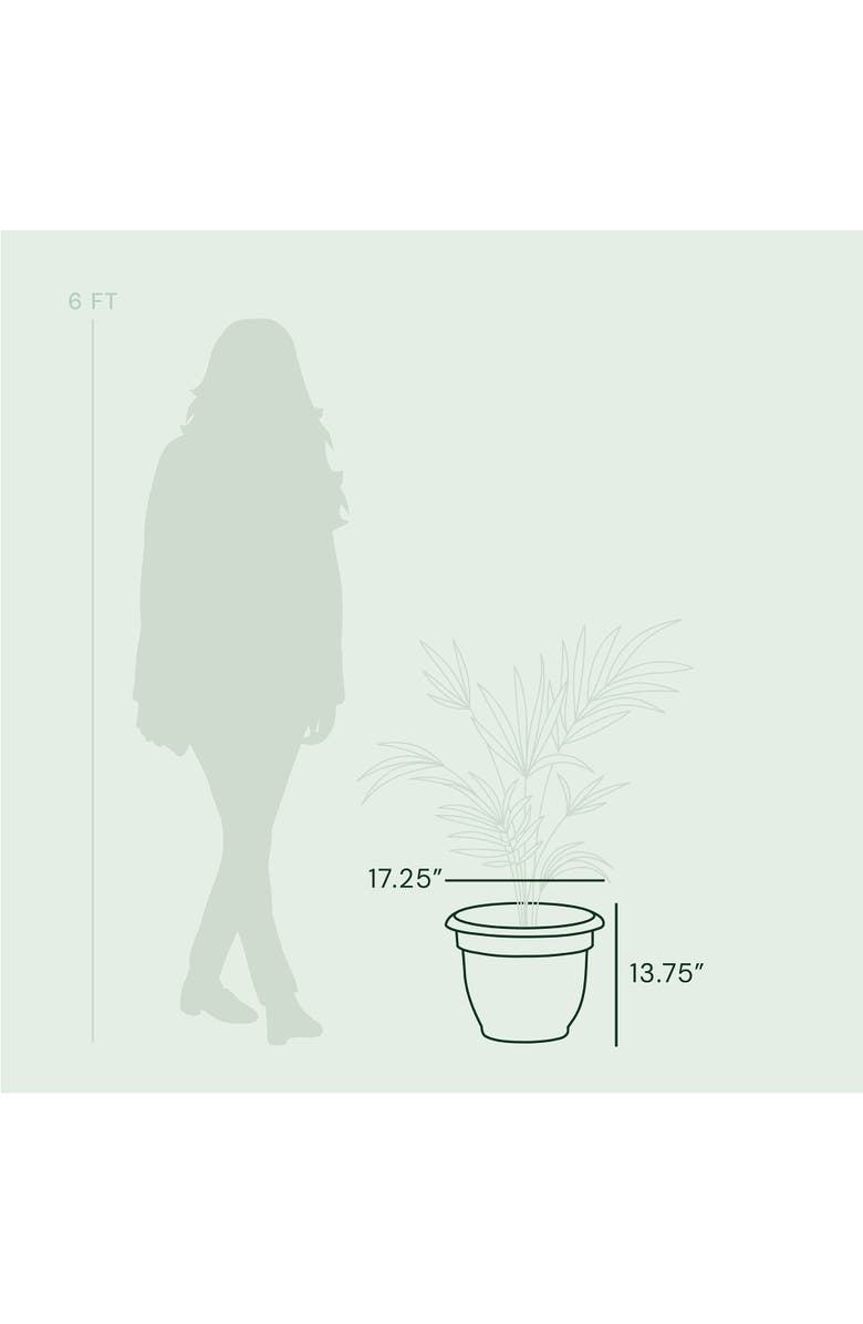 Bloem Ariana Planter with Grid, Alternate, color, Beige