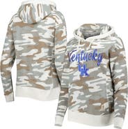 PRESSBOX Women's Pressbox Camo Kentucky Wildcats San Pablo Pullover Hoodie