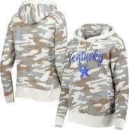 PRESSBOX Women's Pressbox Camo Kentucky Wildcats San Pablo Pullover Hoodie