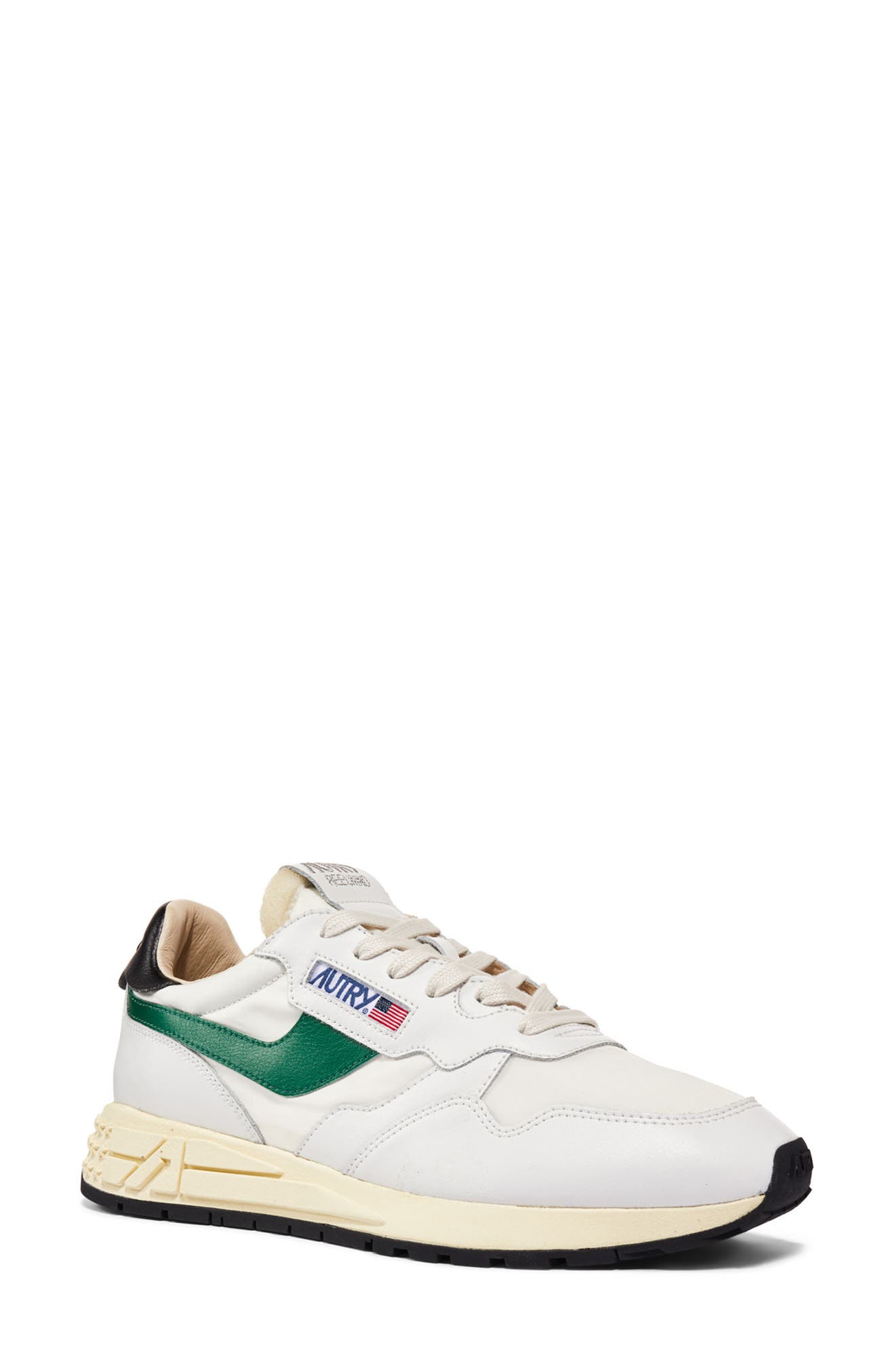 AUTRY Reelwind Sneaker, Main, color, White/ Amazon