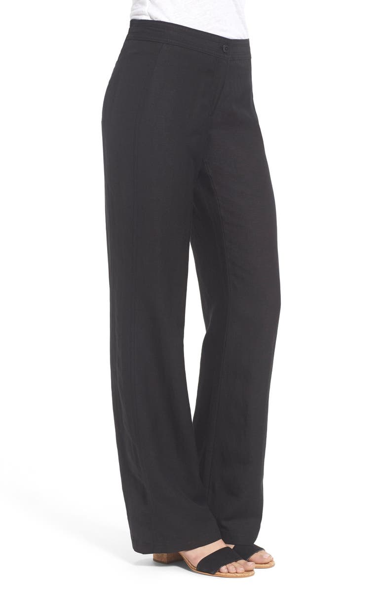 NIC+ZOE 'Easy' Linen Blend Wide Leg Pants, Alternate, color, 