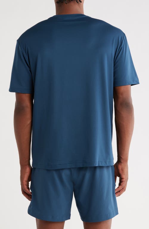 Rhone Base Training Relaxed Performance T-shirt In Blue