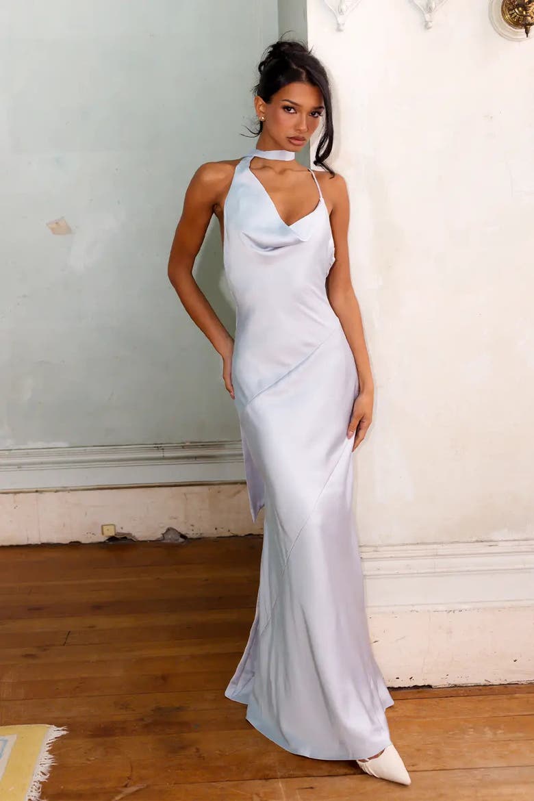 Josette Maxi Dress, Alternate, color, Blue