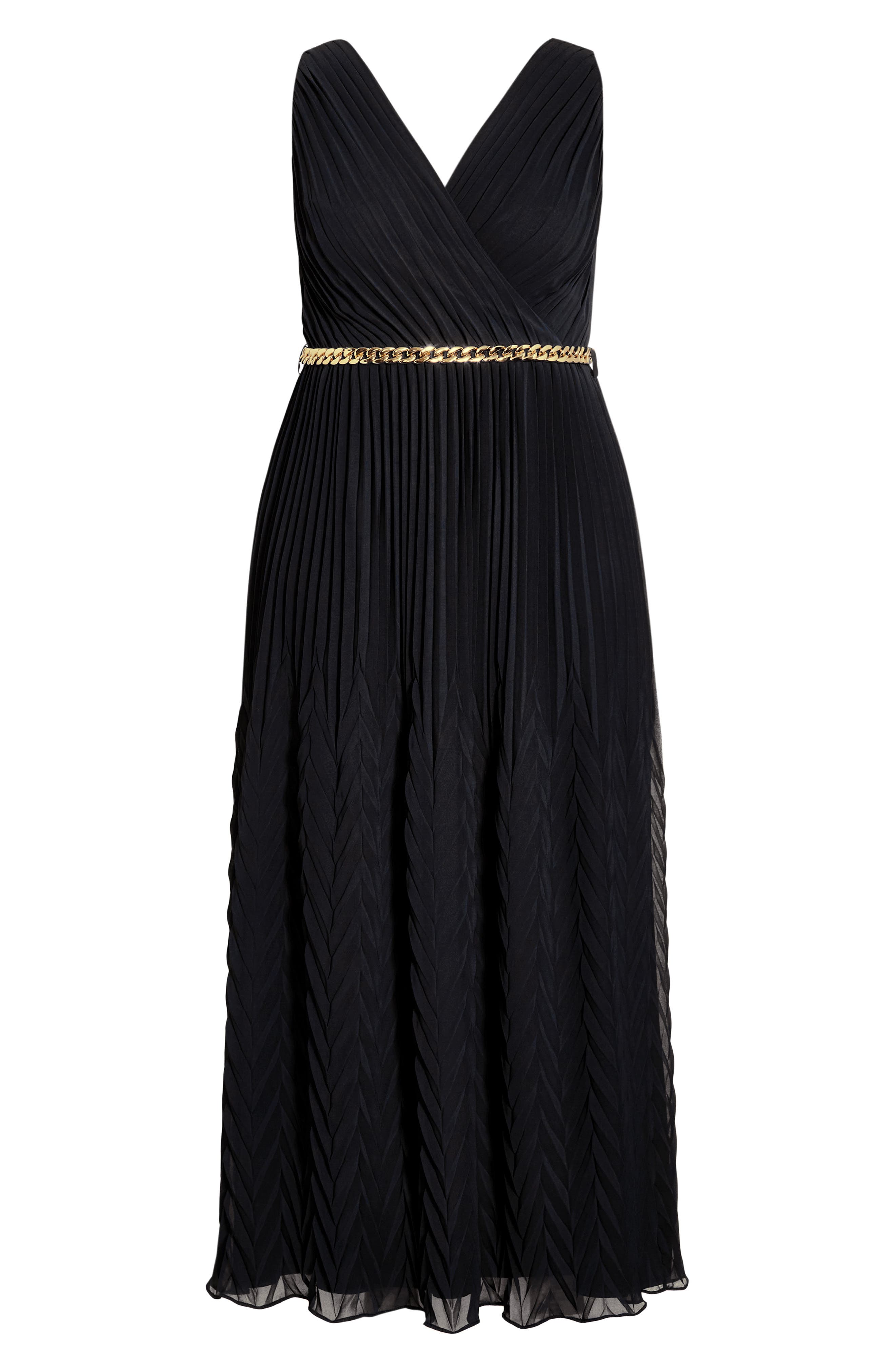 City Chic Eleanor Chain Belt Maxi Dress (Women) | Nordstromrack