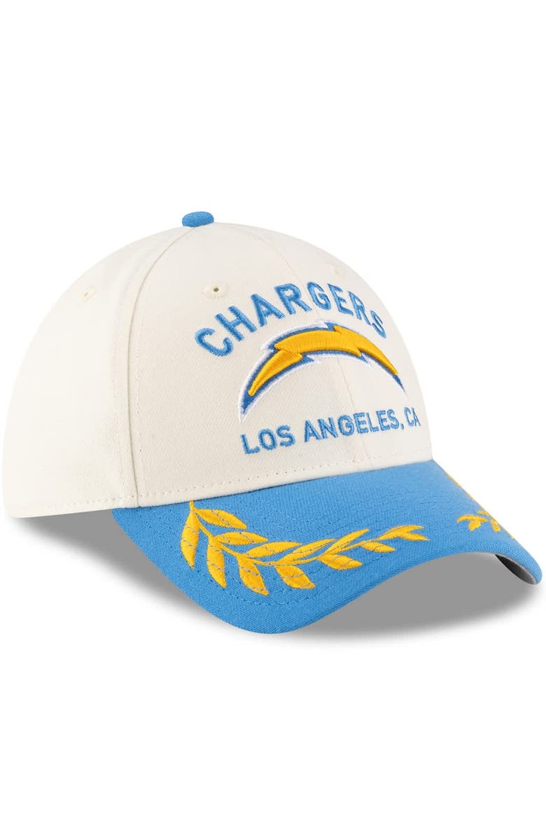 New Era Men's New Era Cream/Powder Blue Los Angeles Chargers 2025 NFL Draft 39THIRTY Flex Hat, Alternate, color, Cream
