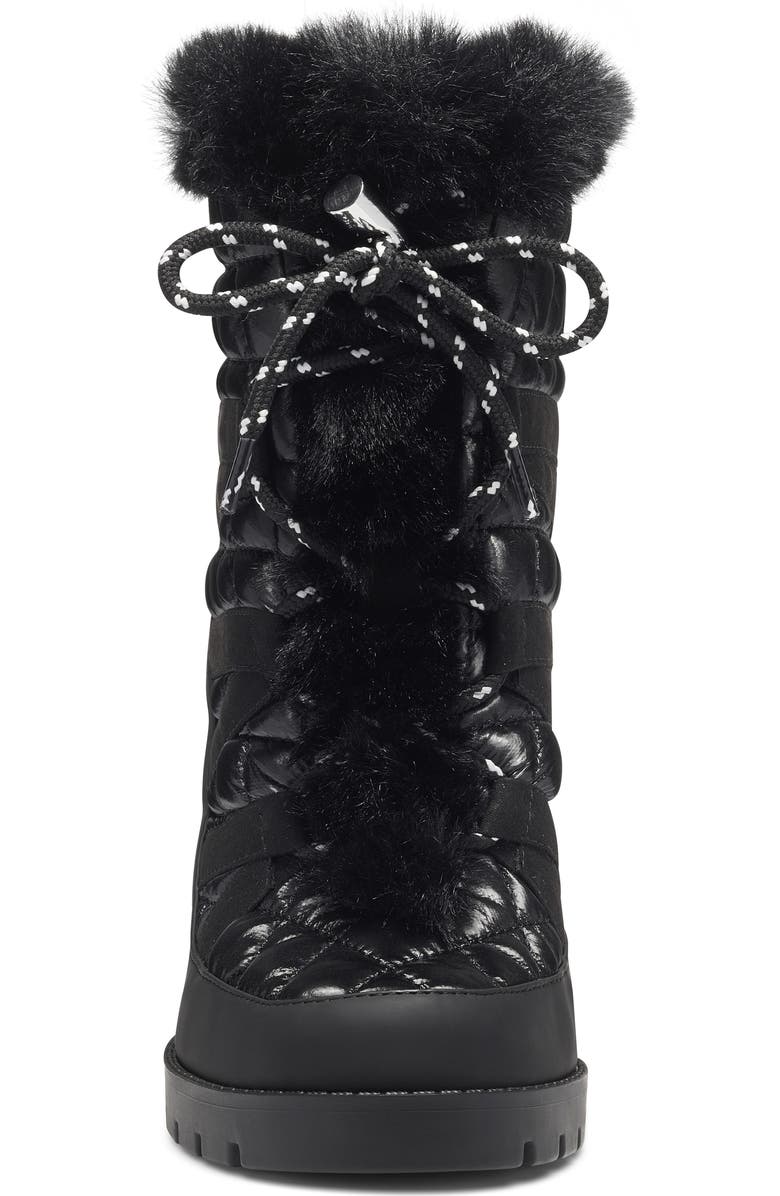 Jessica Simpson Brixel Lace-Up Boot with Faux Fur Trim, Alternate, color,