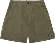 Fortela Jimt Herringbone Cotton Fatigue Shorts