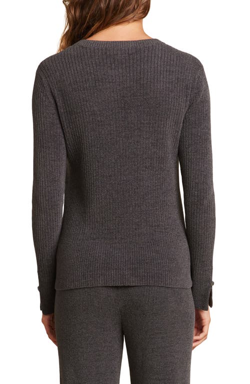 BAREFOOT DREAMS BAREFOOT DREAMS COZYCHIC® RIB CREWNECK LOUNGE TOP