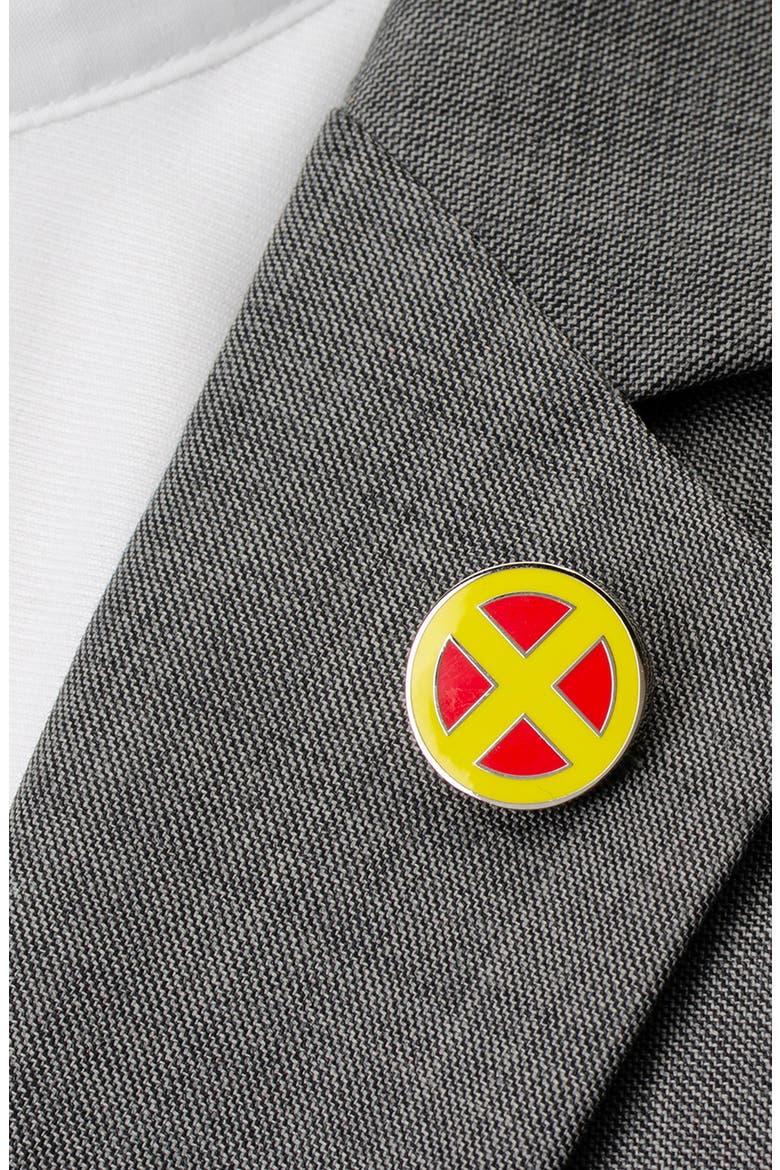 X-Men Lapel Pin, Alternate, color, YELLOW