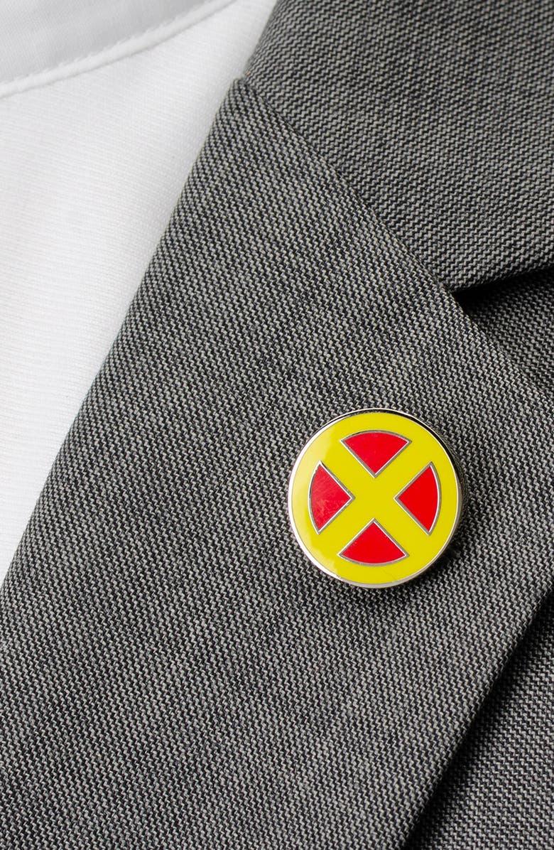 Cufflinks, Inc. X-Men Lapel Pin, Alternate, color, Yellow