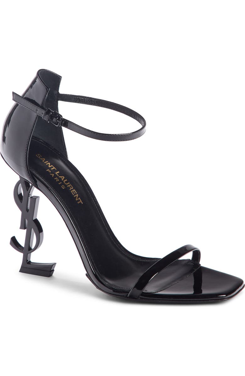 Saint Laurent Opyum YSL Ankle Strap Sandal, Main, color,